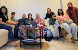 Nazra with her family -- Photo: Nazra